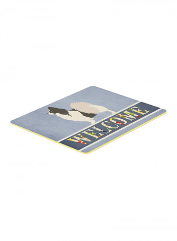 Papillon Welcome Kitchen Mat Multicolour 18 x 24inch