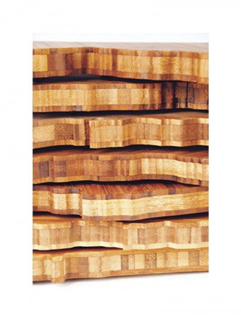 State Of Michigan Shaped Cutting Board Brown 12.88x10.25x0.75inch