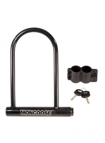 Large Bicycle U-Lock 3.8x18.03x18.8inch