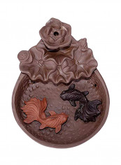 Backflow Incense Burner Incense Holder Porcelain Cone Multicolour