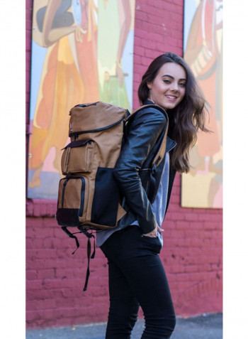 Camera Backpack For Nikon Brown/Black