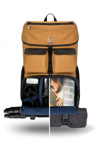 Camera Backpack For Nikon Brown/Black