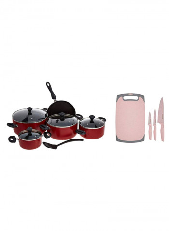 14-Piece Non-Stick Cookware Set Multicolour