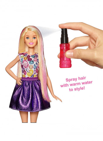 Crimp And Curl Doll With Accessories