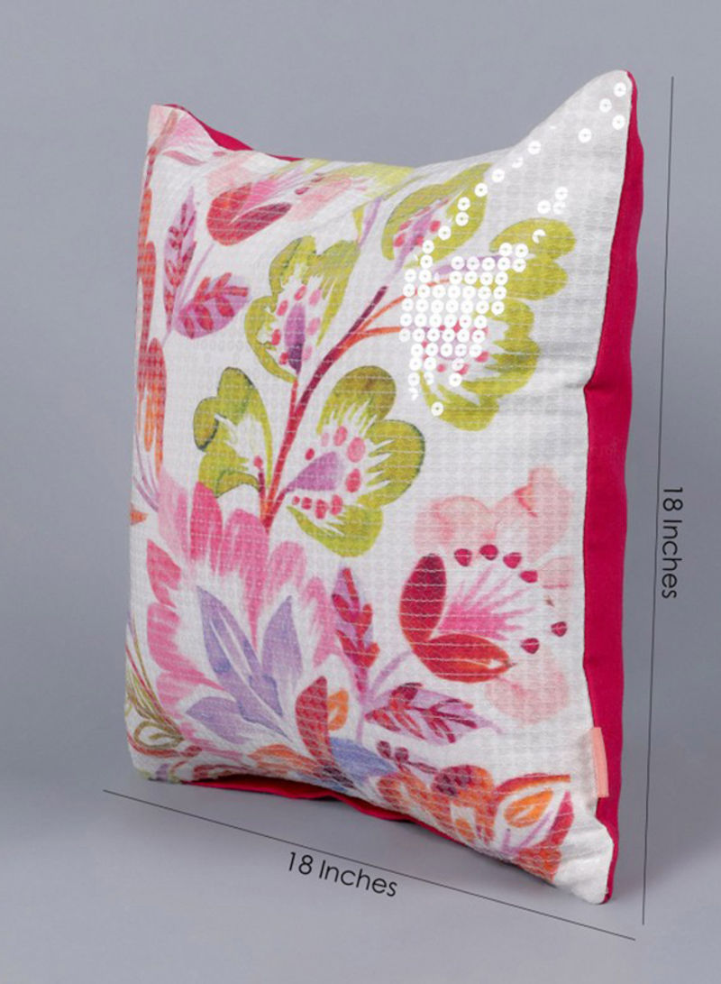 Floral Cushion Cover Multicolour