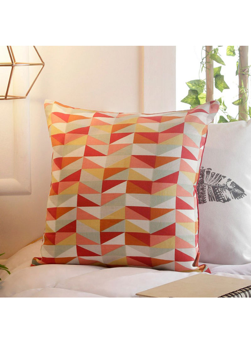 Geometric Cushion Cover Multicolour