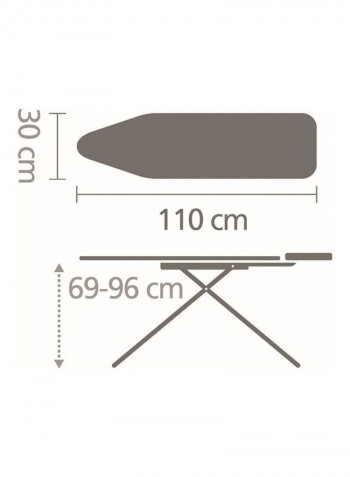 Ironing Board Green/White 110x30cm