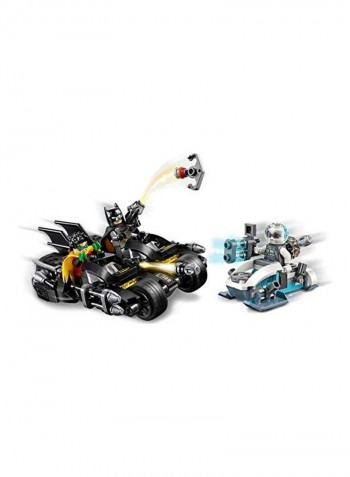 200-Piece DC Batman Mr. Freeze Batcycle Battle Building Toy