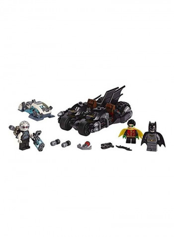 200-Piece DC Batman Mr. Freeze Batcycle Battle Building Toy