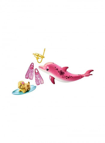 Dolphin Magic Snorkel Fashion Doll Set 6 x 22.9 x 32.4cm