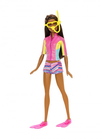 Dolphin Magic Snorkel Fashion Doll Set 6 x 22.9 x 32.4cm