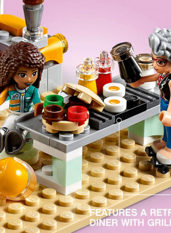 345-Piece Friends Drifting Diner Building Toy Set