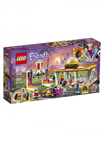 345-Piece Friends Drifting Diner Building Toy Set
