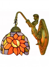 Creative Mediterranean Sun Flower Wall Lamp Multicolour 27x12x24centimeter