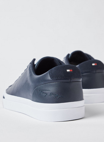 Signature Logo Vulcanized Sneakers Desert Sky