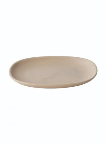 4-Piece Nest Rectangle Plate Set 195mm Beige