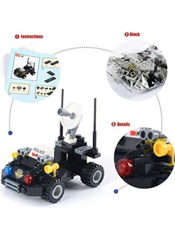 661-Piece City Police Station Building Set