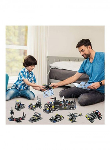 661-Piece City Police Station Building Set