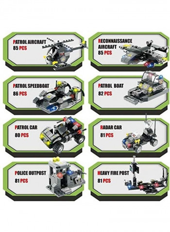 661-Piece City Police Station Building Set