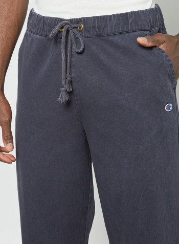 Straight Hem Track Pants Blue