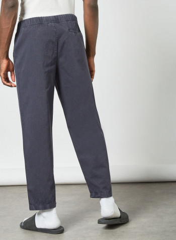 Straight Hem Track Pants Blue