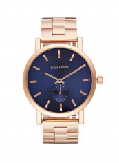 Men's Casual Rose Gold Analog Metal Round Watch - LV2068