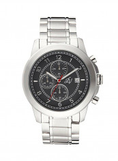Men's Casual Silver Chronograph Steel Round Watch - LV1011