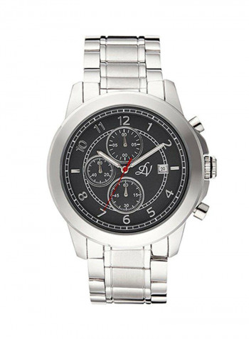 Men's Casual Silver Chronograph Steel Round Watch - LV1011