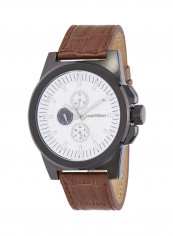 Men's Water Resistant Leather Analog Watch LVAG3733-20