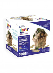 1000-Piece Wood Craft Sticks Brown reviews 1000-Piece Wood Craft Sticks Brown