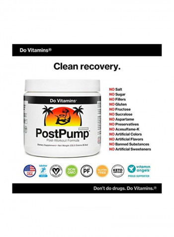 Post Pump Post Workout Dietary Supplement