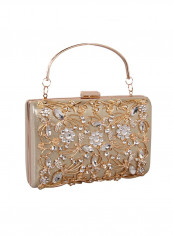 Stylish Hollow Out Rhinestone Metallic Evening Party Bag Gold reviews Stylish Hollow Out Rhinestone Metallic Evening Party Bag Gold