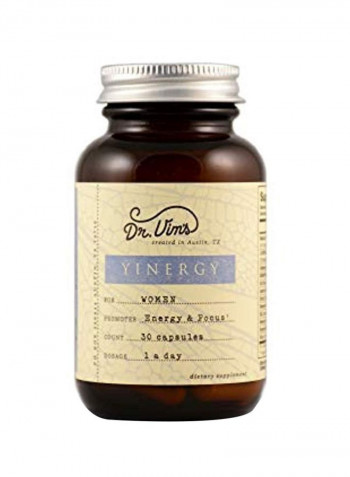 Yinergy Dietary Supplement - 30 Capsules