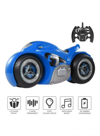 Remote Control Stunt Die-Cast Motorcycle