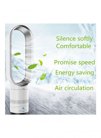 Remote Controlled Bladeless Fan H21928S-EU White/Silver