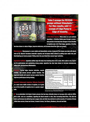 Edge Pump Vein Nectar Dietary Supplement