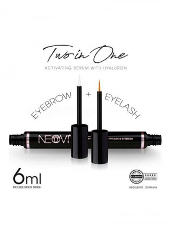 Eyelash And Eyebrow Growth Serum Clear