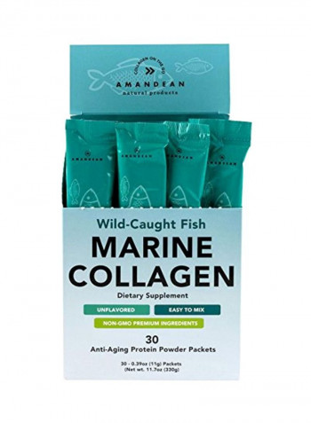 Pack Of 30 Wild-Caught Fish Marine Collagen Protein Powder