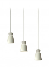 Three-Head Universal Dining Pendant Light White