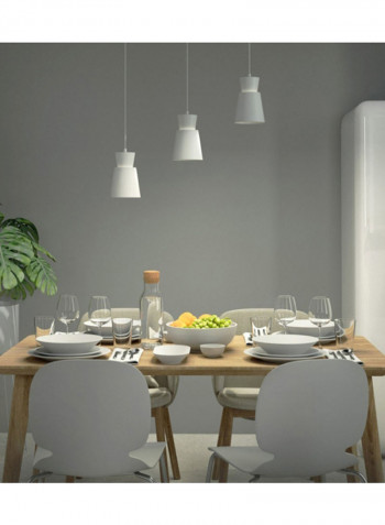 Three-Head Universal Dining Pendant Light White