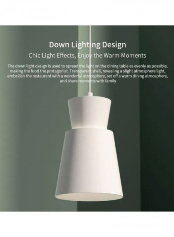 Three-Head Universal Dining Pendant Light White
