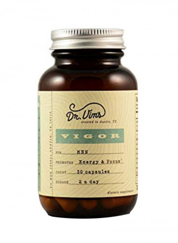 Vigor Dietary Supplement - 30 Capsules