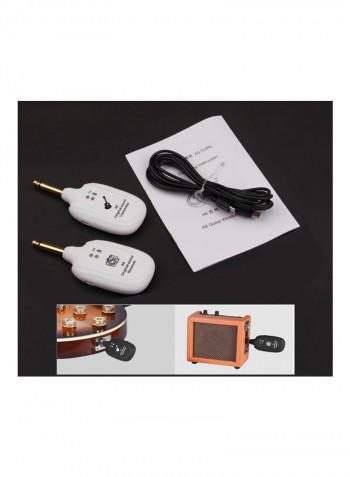 A8 UHF Wireless Guitar Transmitter And Receiver Set