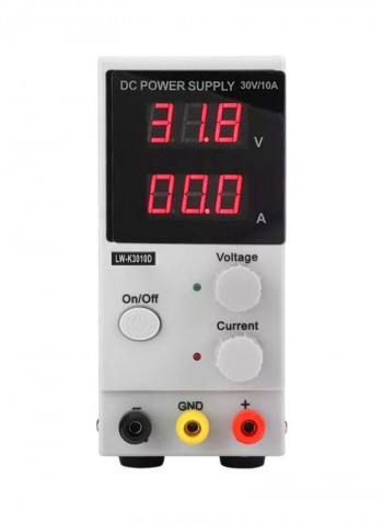 4 Digits Display LED Power Supply 70x160x220millimeter White/Black