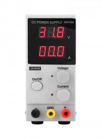 4 Digits Display LED Power Supply 70x160x220millimeter White/Black