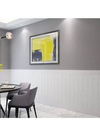 3D Self Adhesive Wallpaper White 60x90cm