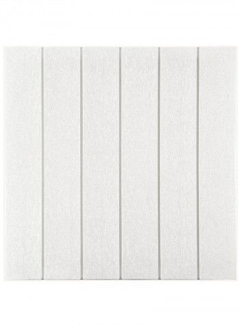 3D Self Adhesive Wallpaper White 60x90cm