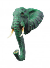 Retro Style Animal Wall Decoration Green
