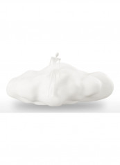 3D Printed Man On The Cloud Sculpture Decor White 25 x 19 x 11cm