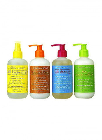 4-Piece Kid's Shampoo And Conditioner Set 8ounce
